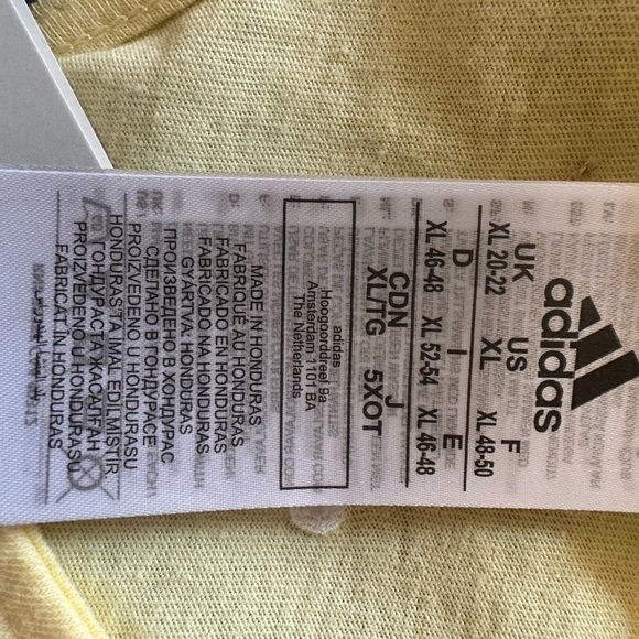 BNWT Adidas Women’s Yellow Tank Top. Size XL - Picture 6 of 6